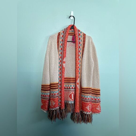 Woman’s Desigual Yes Isa Knitted Sweater Ladies Multicolor Cardigan Sz M - Picture 1 of 7